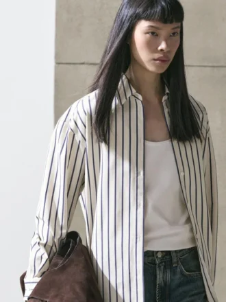 100% katoenen gestreept overhemd