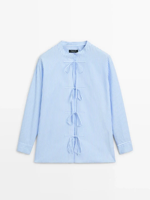 100% katoenen gestreept overhemd 100% katoenen gestreept overhemd