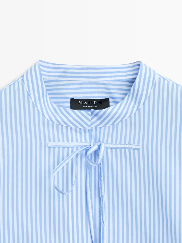 100% katoenen gestreept overhemd 100% katoenen gestreept overhemd