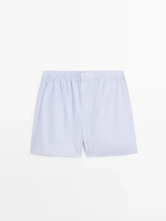100% katoenen gestreepte boxershorts