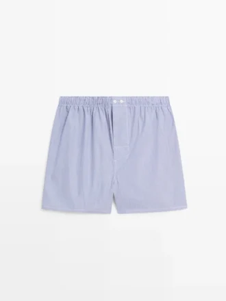 100% katoenen gestreepte boxershorts