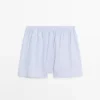 100% katoenen gestreepte boxershorts