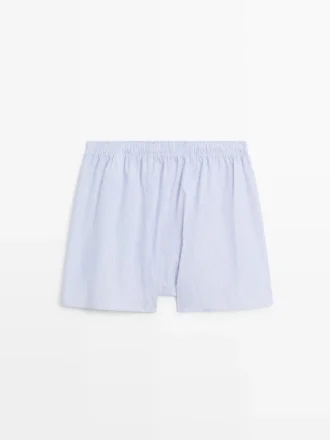 100% katoenen gestreepte boxershorts