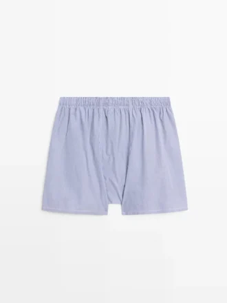 100% katoenen gestreepte boxershorts