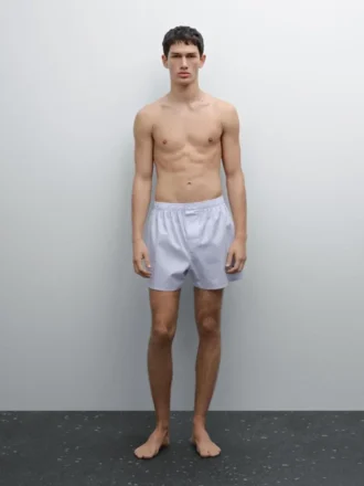 100% katoenen gestreepte boxershorts