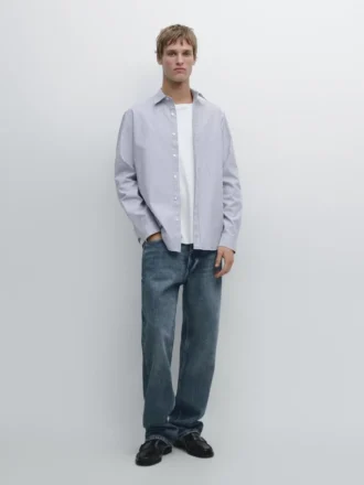 100% katoenen Oxford-overhemd