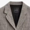 Blazer van wolmix met spikkeleffect