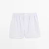 Boxershort met dubbele streepjesprint