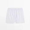 Boxershort met dubbele streepjesprint
