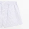 Boxershort met dubbele streepjesprint