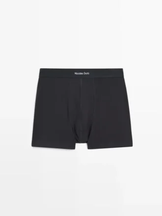 Boxershort met logo op de tailleband