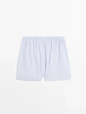 Boxershort met microruitjesprint