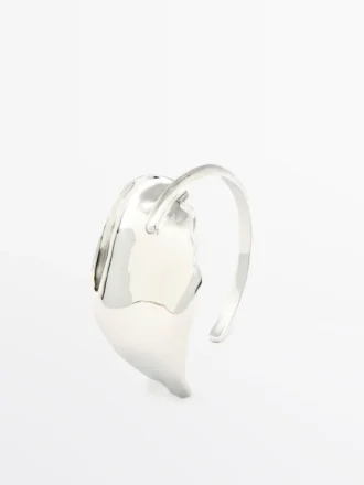 Brede armband met textuur