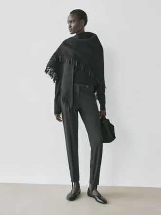 Broek met elastische zomen