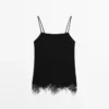 Camisole-top met kanten details