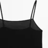 Camisole-top met kanten details