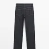 Comfortabele jeans met rechte pijpen en hoge taille