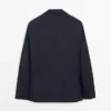 Cool Wool-blazer met ruitjesmotief