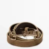 Equestrian Suede Split Leather Belt