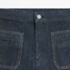 Flare-fit jeans met hoge taille en zakken