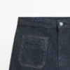 Flare-fit jeans met hoge taille en zakken