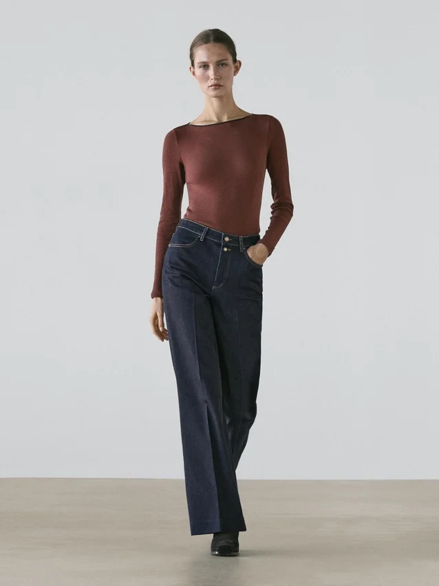 Flared jeans met hoge taille Flared jeans met hoge taille
