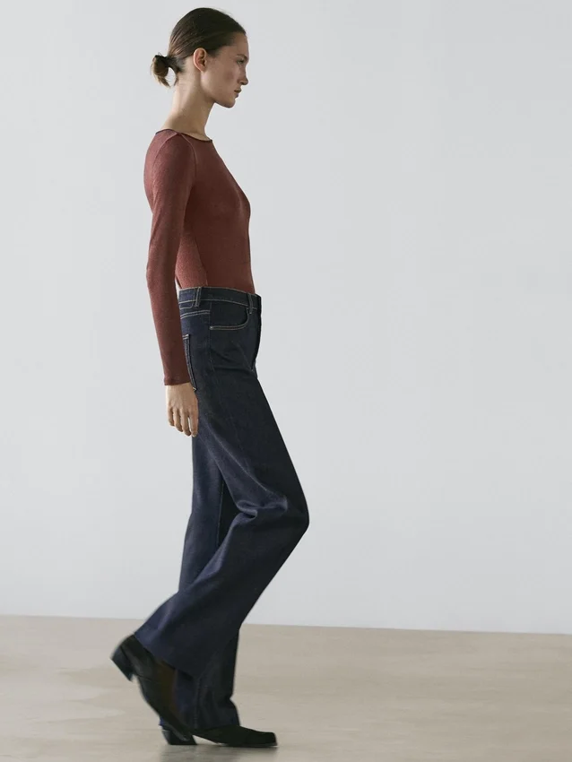 Flared jeans met hoge taille Flared jeans met hoge taille