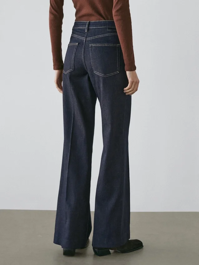 Flared jeans met hoge taille Flared jeans met hoge taille