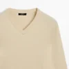Gebreide trui met V-hals