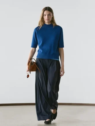 Gebreide trui van katoenmix