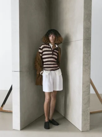 Gebreide trui van katoenmix