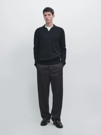 Gebreide trui van katoenmix