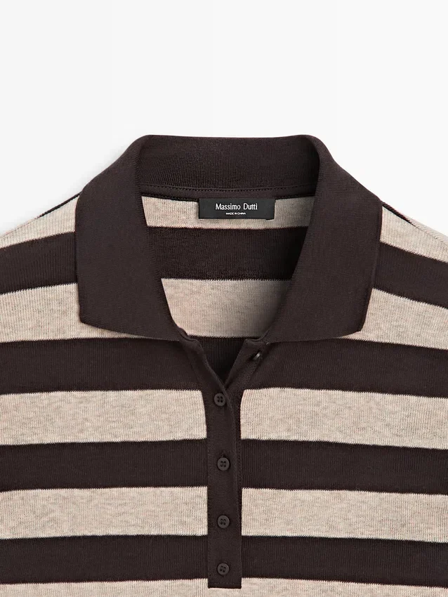 Gebreide trui van katoenmix Gebreide trui van katoenmix