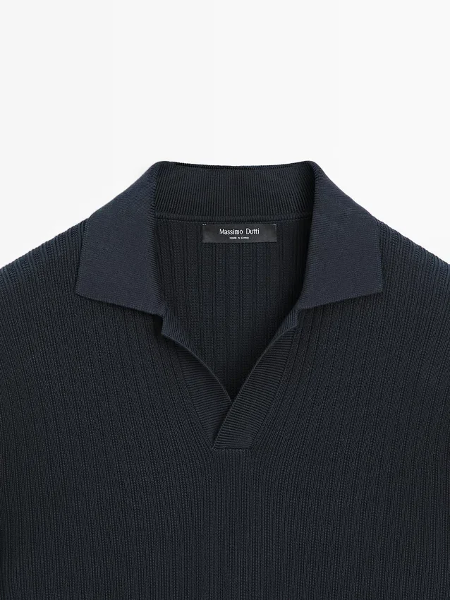 Gebreide trui van katoenmix Gebreide trui van katoenmix