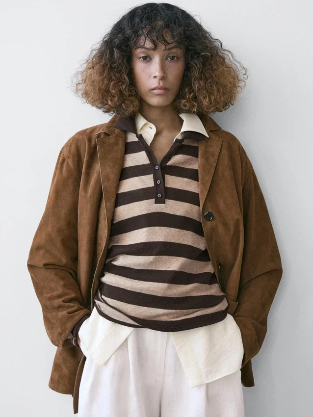 Gebreide trui van katoenmix Gebreide trui van katoenmix