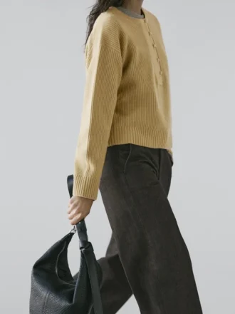 Gebreide trui van wolmix