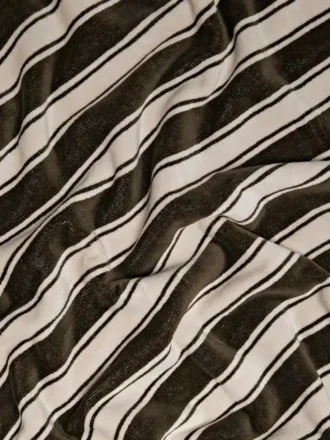 Gestreepte katoenen handdoek