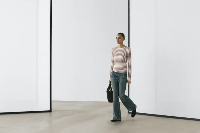 Gestrept T-shirt van 100% katoen Gestrept T-shirt van 100% katoen