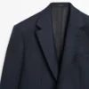 Gestreptes Cool Wool-Kostüm-Blazer