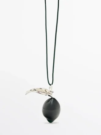 Hanger met glazen citroen