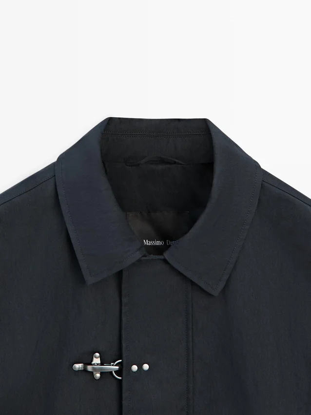 Jasje van katoenmix met sluiting Jasje van katoenmix met sluiting