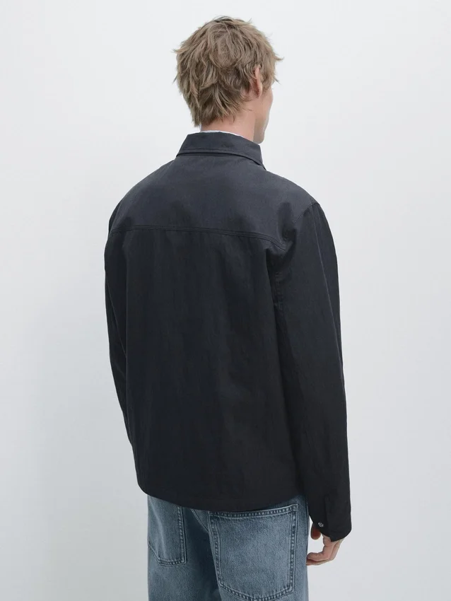 Jasje van katoenmix met sluiting Jasje van katoenmix met sluiting