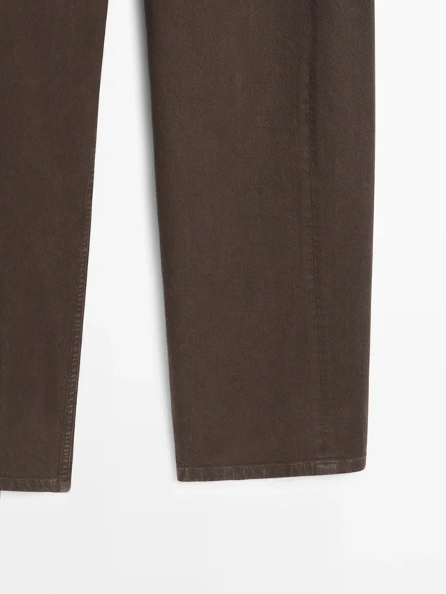 Jeans met hoge taille en ballonpasvorm Jeans met hoge taille en ballonpasvorm