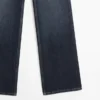 Jeans met hoge taille en wijde pijpen