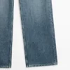 Jeans met hoge taille en wijde pijpen Jeans met hoge taille en wijde pijpen