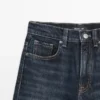 Jeans met hoge taille en wijde pijpen