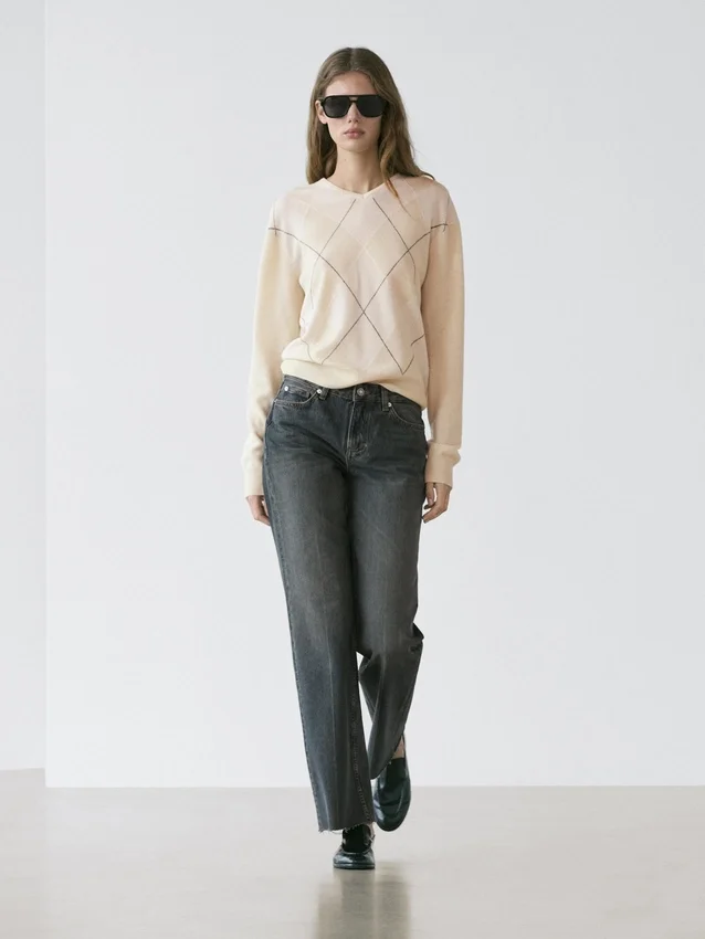 Jeans met rechte pijpen Jeans met rechte pijpen