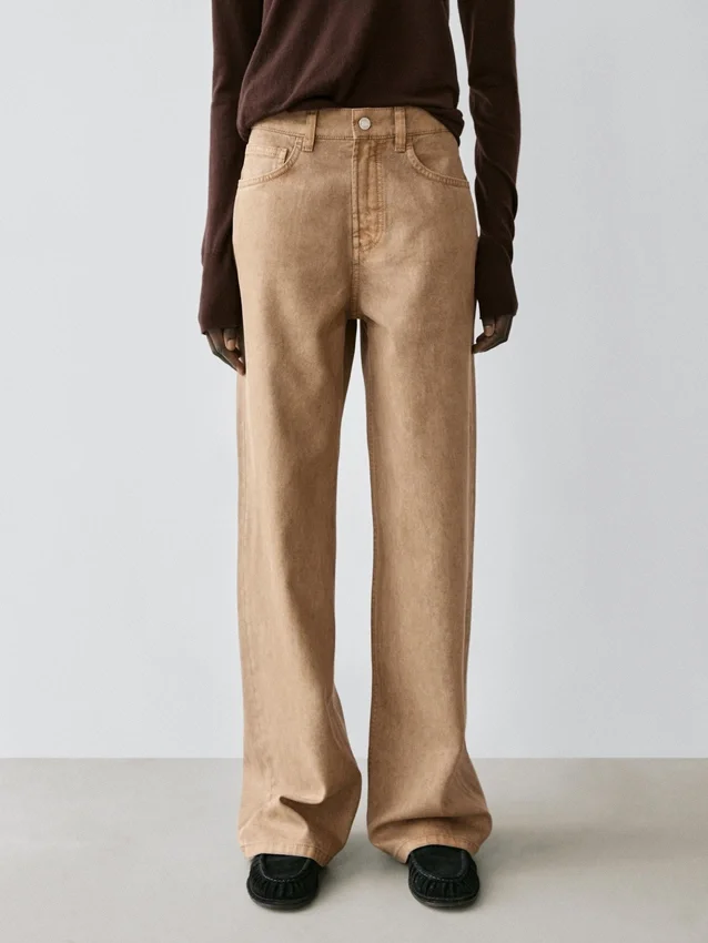 Jeans met wijde pijpen Jeans met wijde pijpen