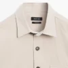 Katoenen overshirt met zakdetails Katoenen overshirt met zakdetails
