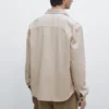 Katoenen overshirt met zakdetails Katoenen overshirt met zakdetails